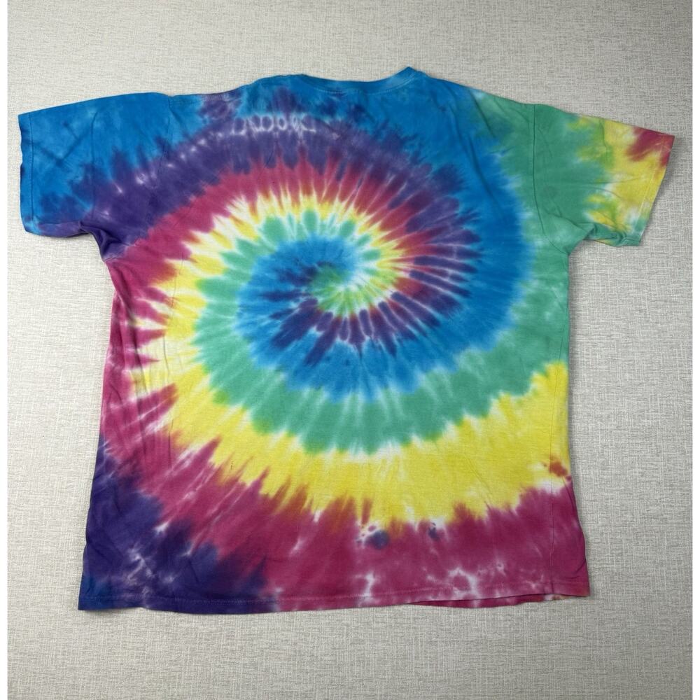 Buc-ee’s Texas Tie Dye T-Shirt Mens 2XL Beaver Logo Multicolor Graphic Tee - Picture 2 of 6